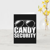 Snoep Security Funny Easy Halloween Kostuum Adult Kaart (Gele Bloem)