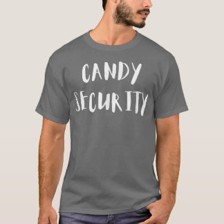 Snoep Security Funny Halloween Costume 329 T-shirt