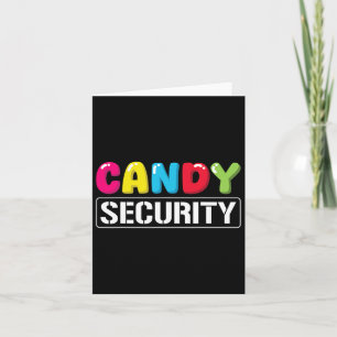 Snoep Security Funny Halloween Kostuum Kinder Jong Kaart