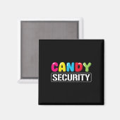 Snoep Security Funny Halloween Kostuum Kinder Jong Magneet (Voorkant / Achterkant)