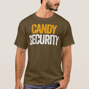 Snoep Security Funny Halloween Parents Costume335 T-shirt