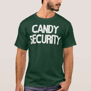 Snoep Security Funny Halloween Parents Costume 332 T-shirt