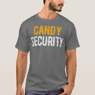 Snoep Security Funny Halloween Parents Costume 336 T-shirt