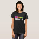 Snoep Security Halloween Costume T-shirt (Voorkant volledig)
