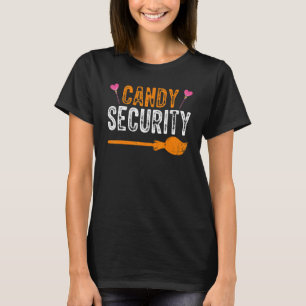 Snoep Security Halloween Parent Costume Mam T-shirt
