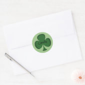 Snoep Shamrock Naam Sticker / Seal (Envelop)