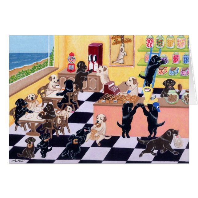 Snoep Shop Labradors (Voorkant Horizontaal)