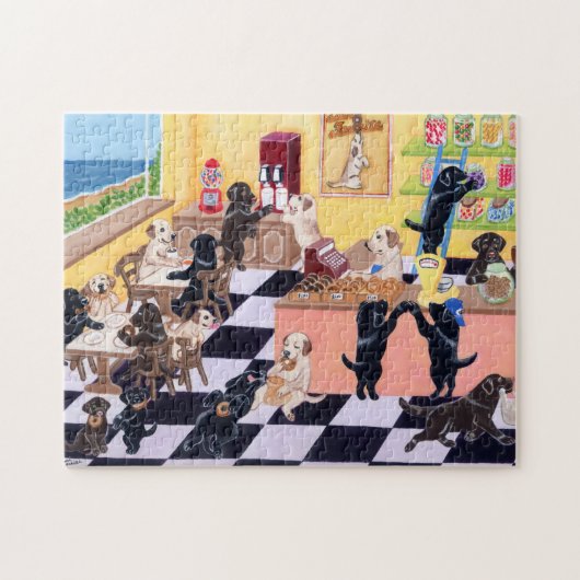 Snoep Shop Labradors Legpuzzel (Horizontaal)
