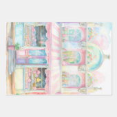 Snoep shop op de waterverf van Parijs Inpakpapier Vel (Voorkant 2)