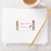 Snoep Shop Roze Meisje Adresetiketten Etiket (Insitu)