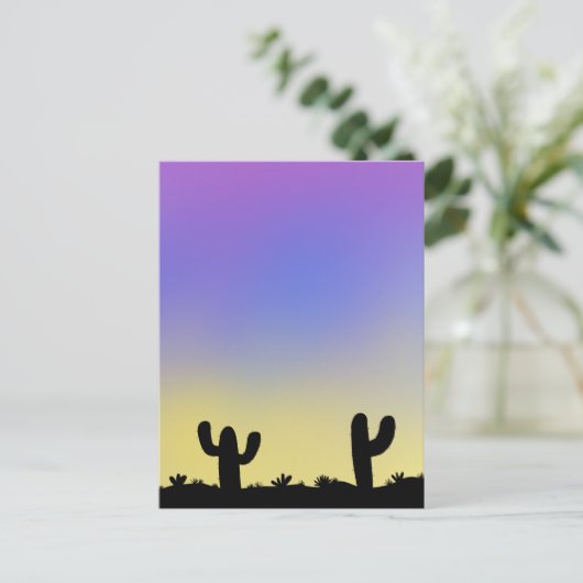 Snoep Sky Desert Briefkaart (Staand voorkant)