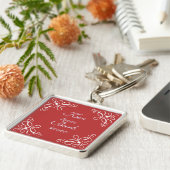 Snoep Sleutelhanger Rode Kruisjes (Zijkant)