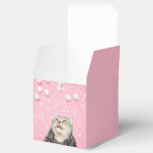 Snoep Sneeuwvlok Kat Bedankdoosjes (Geopend)