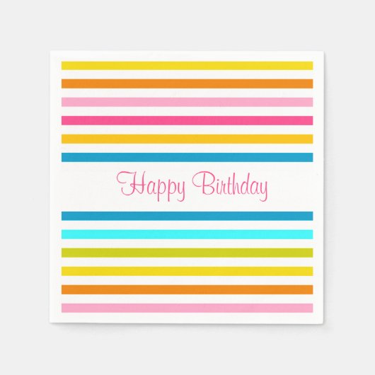 snoep snijtint zomerlentekker servet (Voorkant)