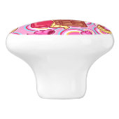 Snoep snoep meisjes kamer keramische knop (Zijkant)