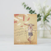 Snoep Snoep Vintage Verlichting Hallo Briefkaart (Staand voorkant)