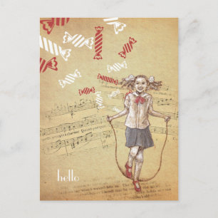 Snoep Snoep Vintage Verlichting Hallo Briefkaart