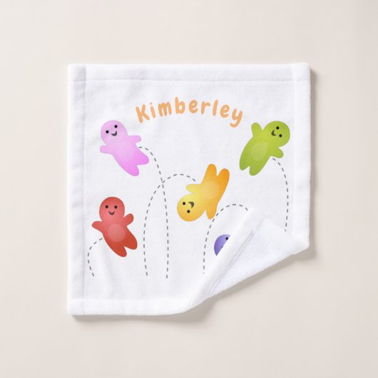 Snoep snoepjes cartoon bad handdoek (Wasdoekje)