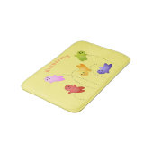 Snoep snoepjes cartoon badmat (Gekanteld)