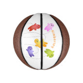 Snoep snoepjes cartoon basketbal (Verticaal)