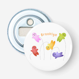 Snoep snoepjes cartoon button flesopener