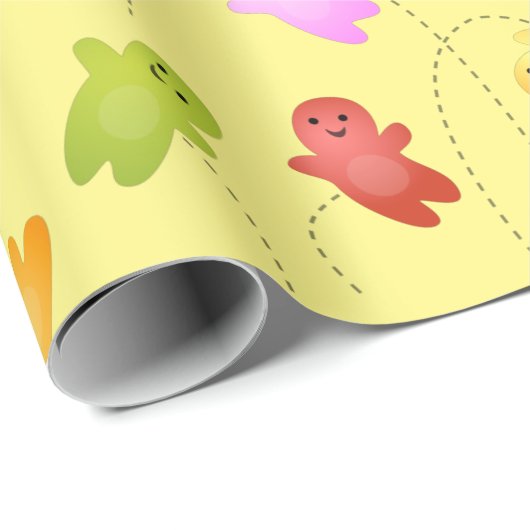 Snoep snoepjes cartoon cadeaupapier (Rol Hoek)