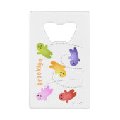 Snoep snoepjes cartoon creditkaart flessenopener (Voorkant)