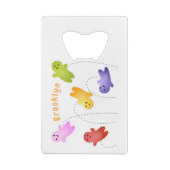 Snoep snoepjes cartoon creditkaart flessenopener (Achterkant)