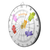 Snoep snoepjes cartoon dartbord (Voorkant Rechts)