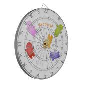 Snoep snoepjes cartoon dartbord (Voorkant Links)