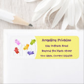 Snoep snoepjes cartoon etiket (Insitu)