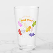 Snoep snoepjes cartoon glas (Achterkant)