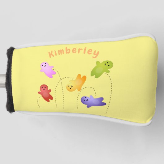 Snoep snoepjes cartoon golfheadcover (Voorkant)