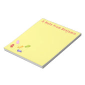 Snoep snoepjes cartoon notitieblok (Linkerzijde)