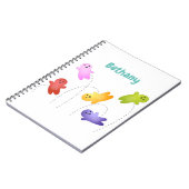 Snoep snoepjes cartoon notitieboek (Linkerzijde)