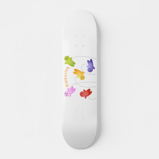 Snoep snoepjes cartoon persoonlijk skateboard (Voorkant)