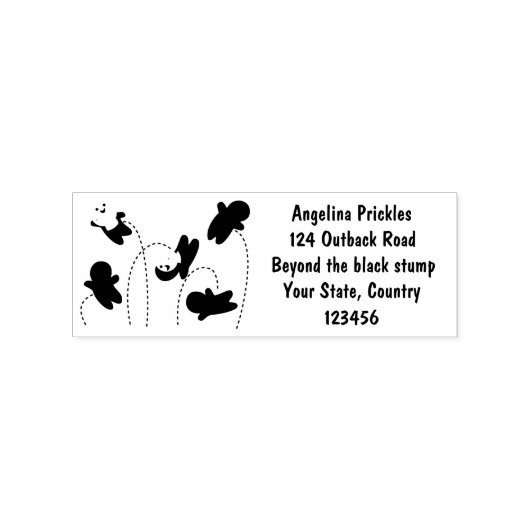Snoep snoepjes cartoon rubberstempel (Afrduk)