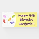 Snoep snoepjes cartoon spandoek (Horizontaal)