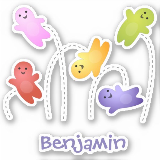 Snoep snoepjes cartoon sticker (Voorkant)