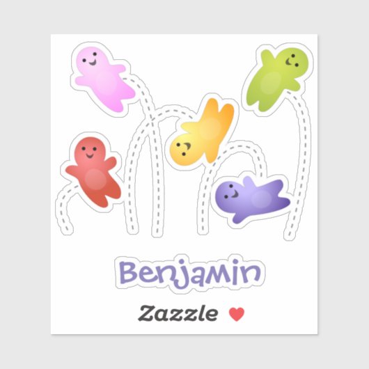 Snoep snoepjes cartoon sticker (Vel)