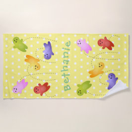 Snoep snoepjes cartoon strandlaken