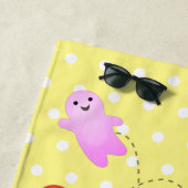 Snoep snoepjes cartoon strandlaken (In situ)