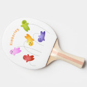 Snoep snoepjes cartoon tafeltennisbatje (Zijkant)