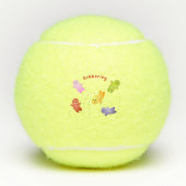 Snoep snoepjes cartoon tennisballen (Voorkant)