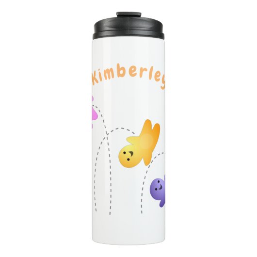 Snoep snoepjes cartoon thermosbeker (Voorkant)