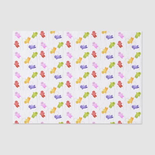 Snoep snoepjes cartoon tissuepapier (Voorkant)