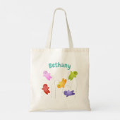 Snoep snoepjes cartoon tote bag (Achterkant)