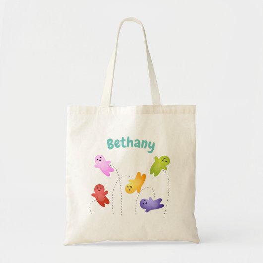 Snoep snoepjes cartoon tote bag (Voorkant)