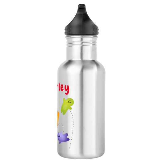 Snoep snoepjes cartoon waterfles  (Rechts)
