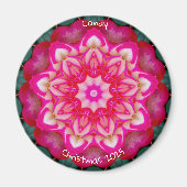 SNOEP ~ Specialized Miniature Roos Fractal ~ Magneet (Voorkant)